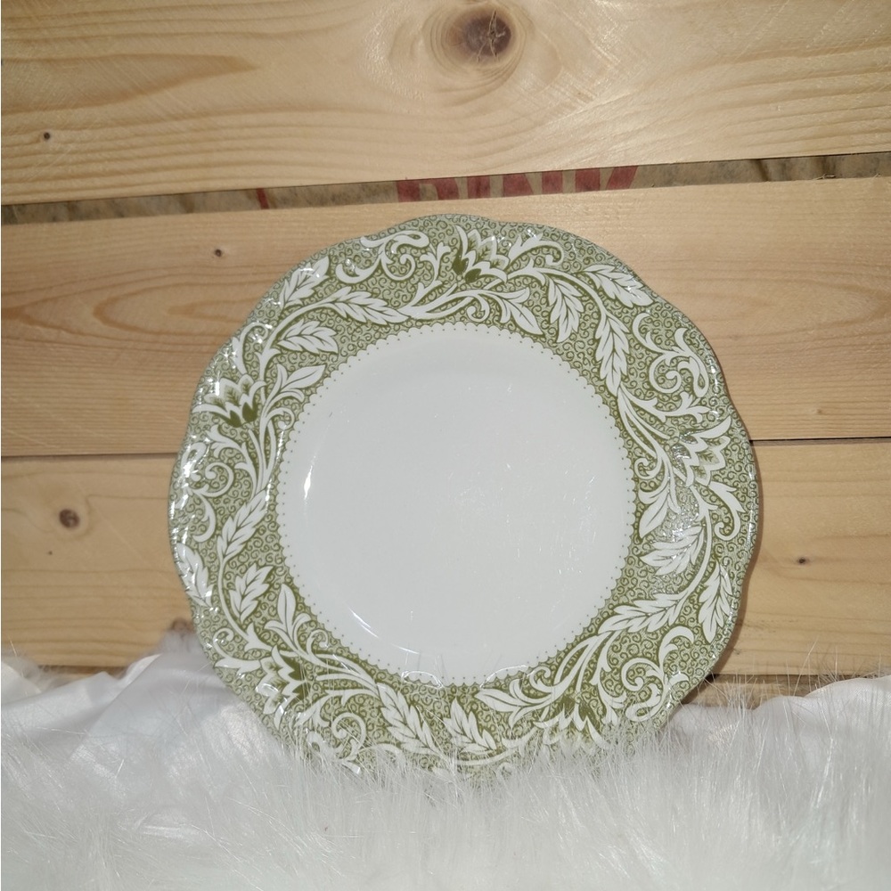 English ironstone sterling plate orphan